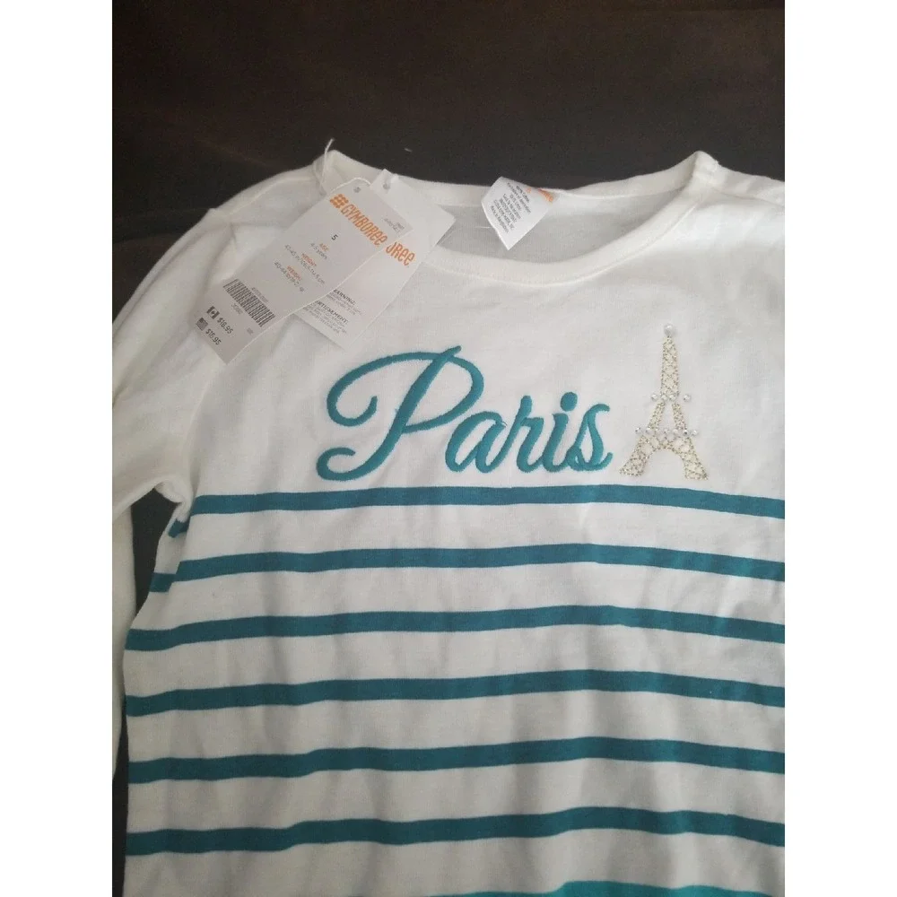 Gymboree ready dress go paris 4 5 nwt‎